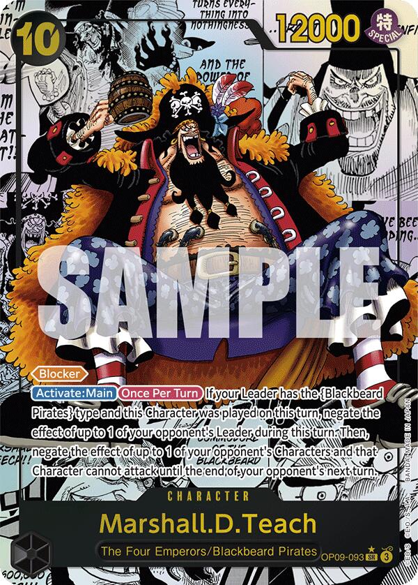 Marshall.D.Teach (093) (Manga) [OP09 - OP09-093]