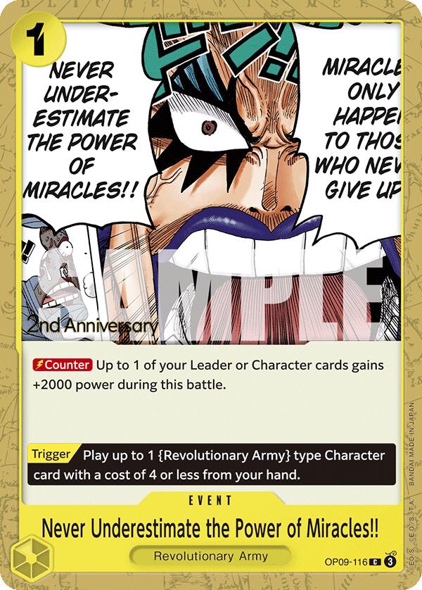 Never Underestimate the Power of Miracles!! [OP09 ANN - OP09-116]