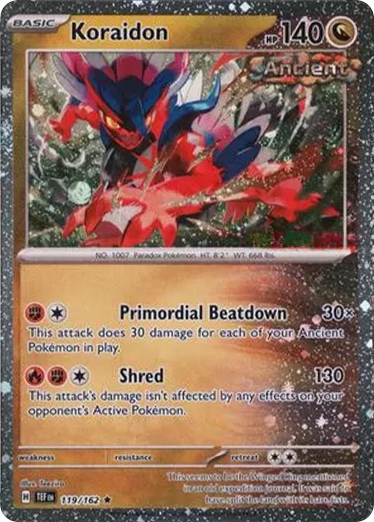 Koraidon - 119/162 (Cosmos Holo) [MCAP - 119/162]