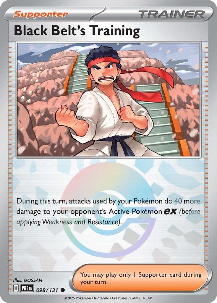 Black Belt's Training - 098/131 (Poke Ball Pattern) [PRE - 098/131]