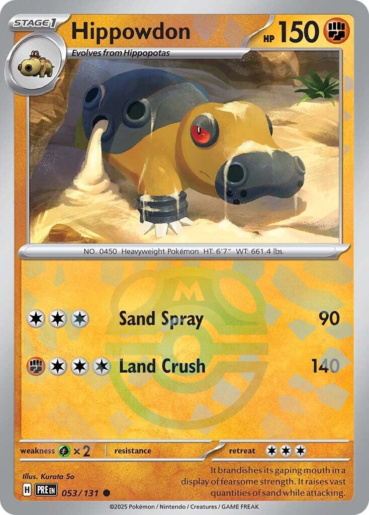 Hippowdon (Master Ball Pattern) [PRE - 053/131]
