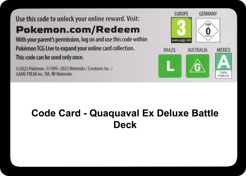 Code Card - Quaquaval Ex Premium Collection [MCAP]