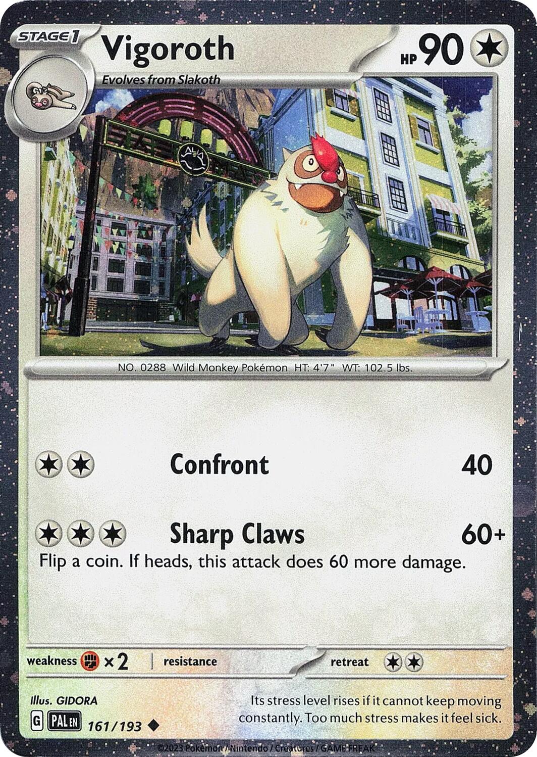 Vigoroth (Cosmos Holo) [MCAP - 161/193]
