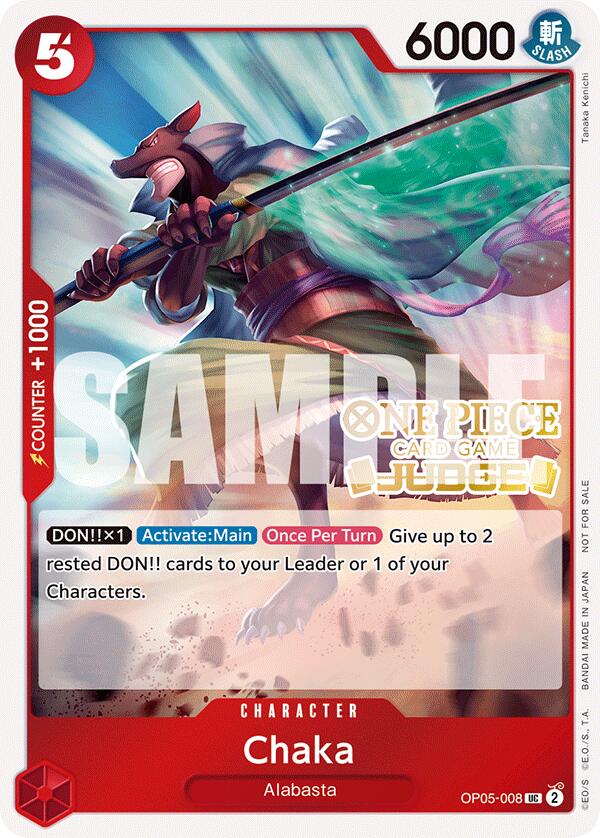 Chaka (Judge Pack Vol. 5) [OP-PR - OP05-008]