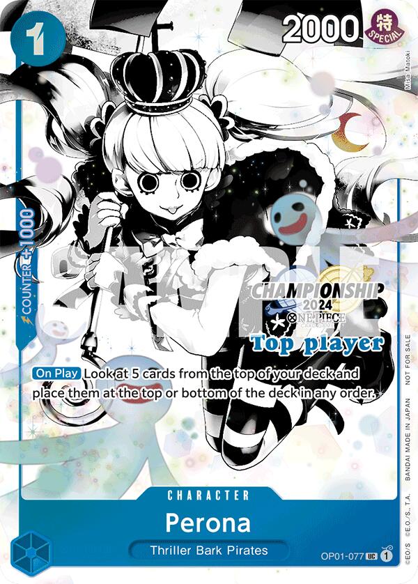 Perona (Championship 2024 Top Player Pack Vol. 2) [OP-PR - OP01-077]