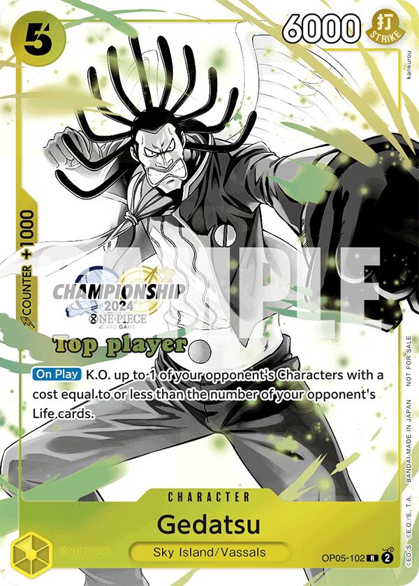 Gedatsu (Championship 2024 Top Player Pack Vol. 2) [OP-PR - OP05-102]