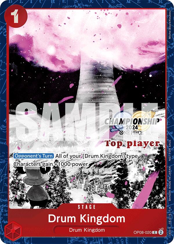 Drum Kingdom (Championship 2024 Top Player Pack Vol. 2) [OP-PR - OP08-020]
