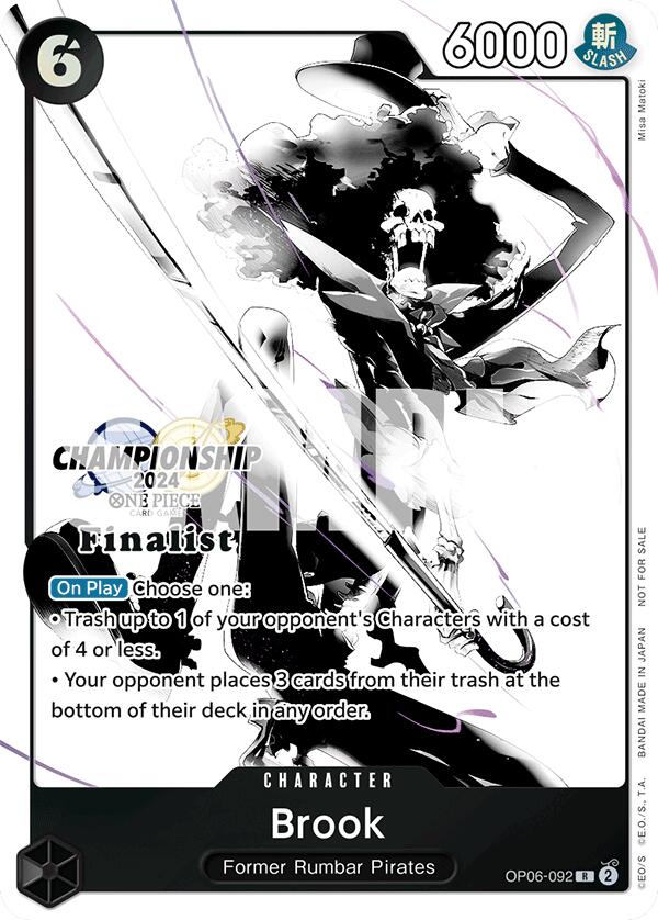 Brook (Championship 2024 Finalist Card Set Vol. 2) [OP-PR - OP06-092]