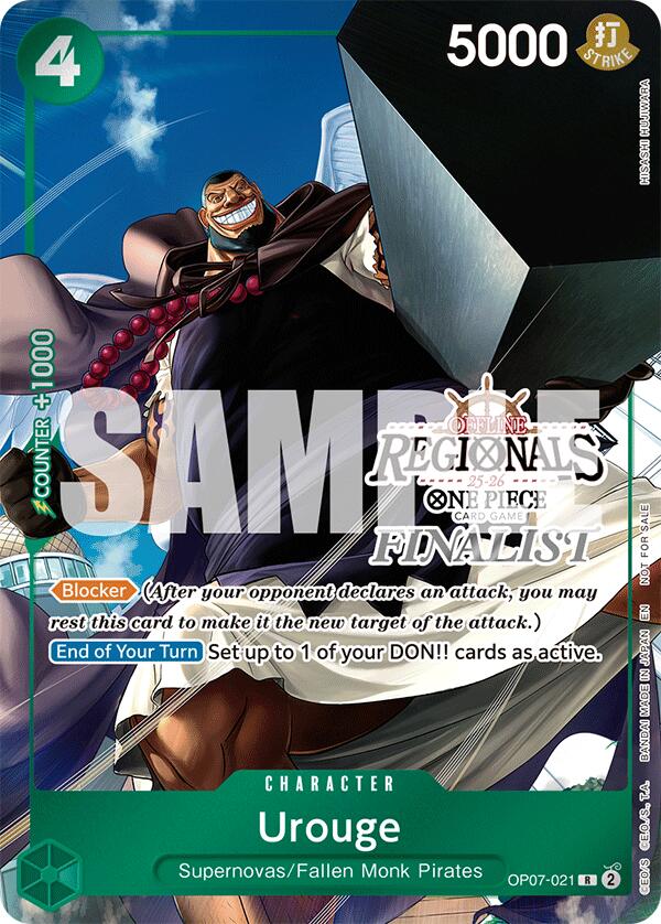 Urouge (Offline Regional Finalist Card Set 2025 Vol.1) [OP-PR - OP07-021]