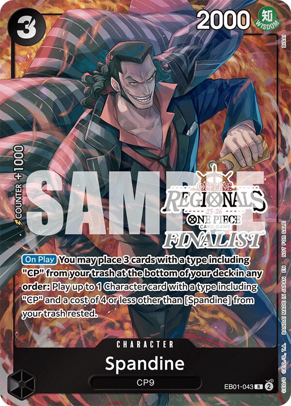 Spandine (Offline Regional Finalist Card Set 2025 Vol.1) [OP-PR - EB01-043]