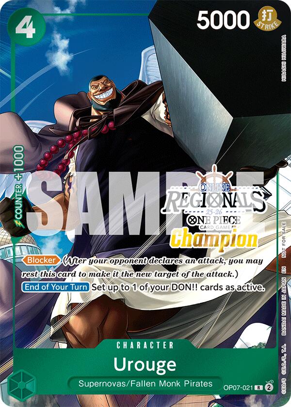 Urouge (Online Regional Champion Card Set 2025 Vol.1) [OP-PR - OP07-021]