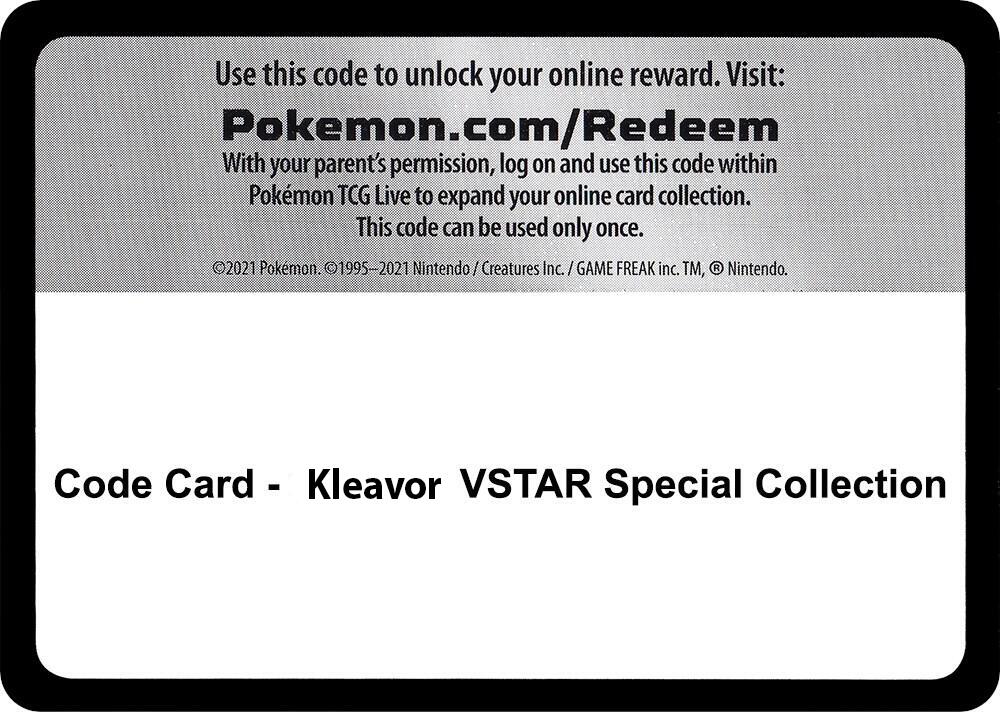 Code Card - Kleavor VSTAR Special Collection [MCAP]