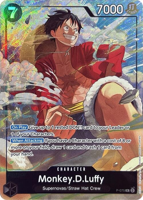 Monkey.D.Luffy (Premium Card Collection -Best Selection Vol. 3-) [OP-PR - P-075]