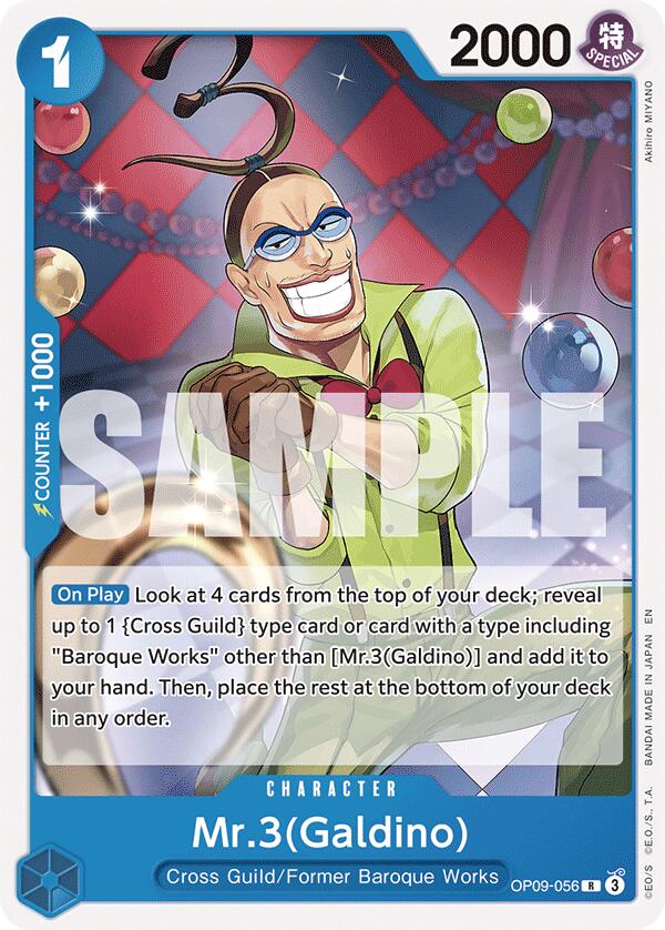 Mr.3(Galdino) (Reprint) [ST-25 - OP09-056]