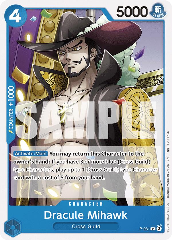 Dracule Mihawk (OP11 Release Event) [OP-PR - P-081]