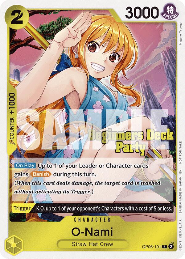 O-Nami (Beginners Deck Party [ST-23] - [ST-28] Participation Pack) [OP-PR - OP06-101]