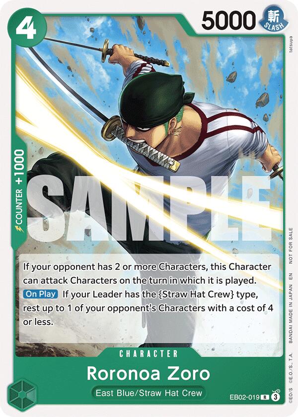 Roronoa Zoro (Tournament Pack 2025 Vol. 3) [OP-PR - EB02-019]
