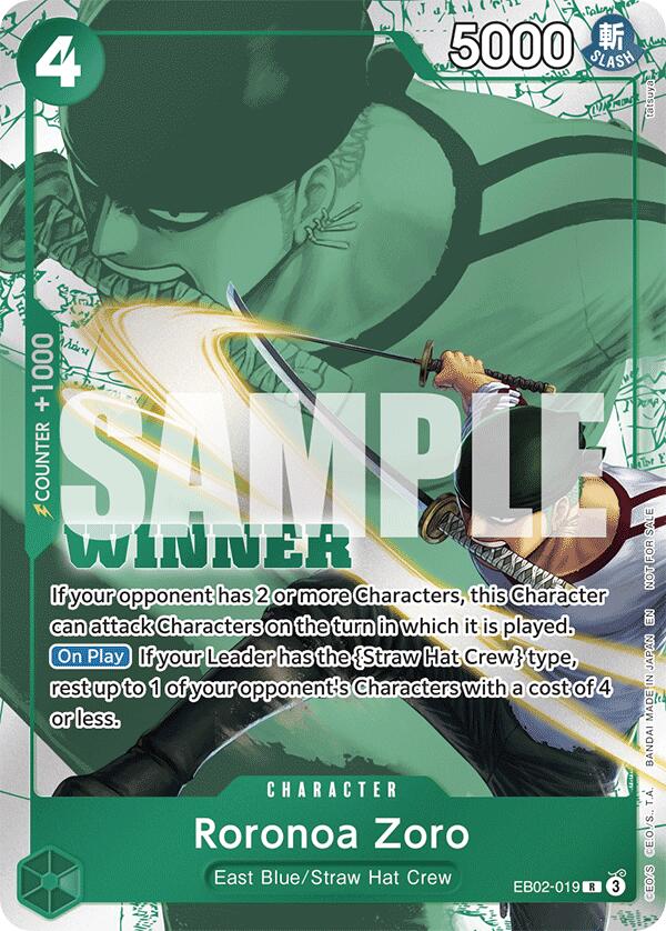 Roronoa Zoro (Winner Pack 2025 Vol. 3) [OP-PR - EB02-019]