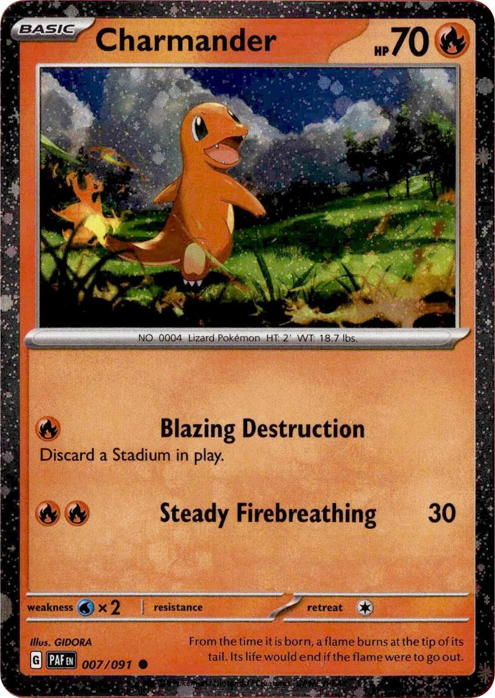 Charmander - 007/091 (Cosmos Holo) [MCAP - 007/091]