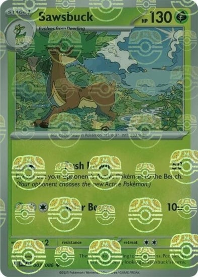 Sawsbuck (Master Ball Pattern) [WHT - 007/086]