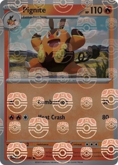 Pignite (Master Ball Pattern) [WHT - 012/086]