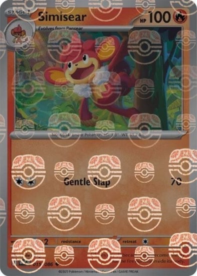 Simisear (Master Ball Pattern) [WHT - 015/086]