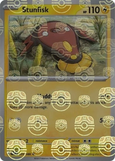 Stunfisk (Master Ball Pattern) [WHT - 035/086]