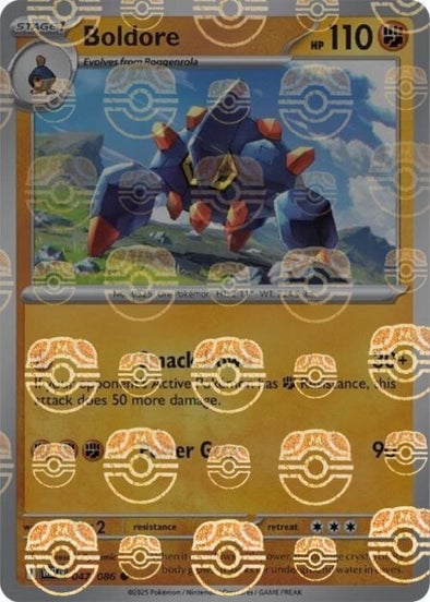 Boldore (Master Ball Pattern) [WHT - 047/086]