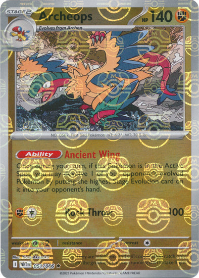 Archeops (Master Ball Pattern) [WHT - 051/086]