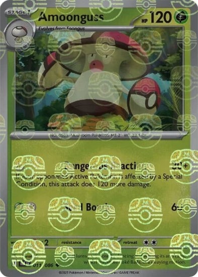 Amoonguss (Master Ball Pattern) [BLK - 011/086]