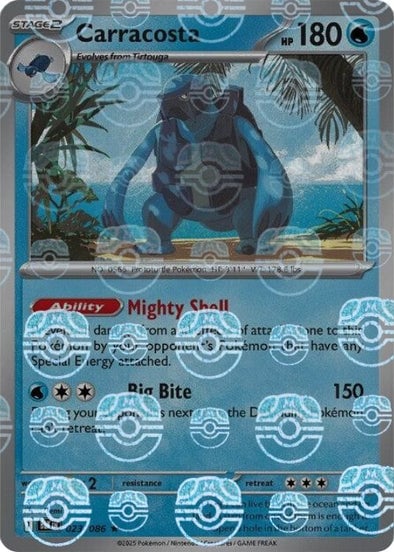 Carracosta (Master Ball Pattern) [BLK - 023/086]