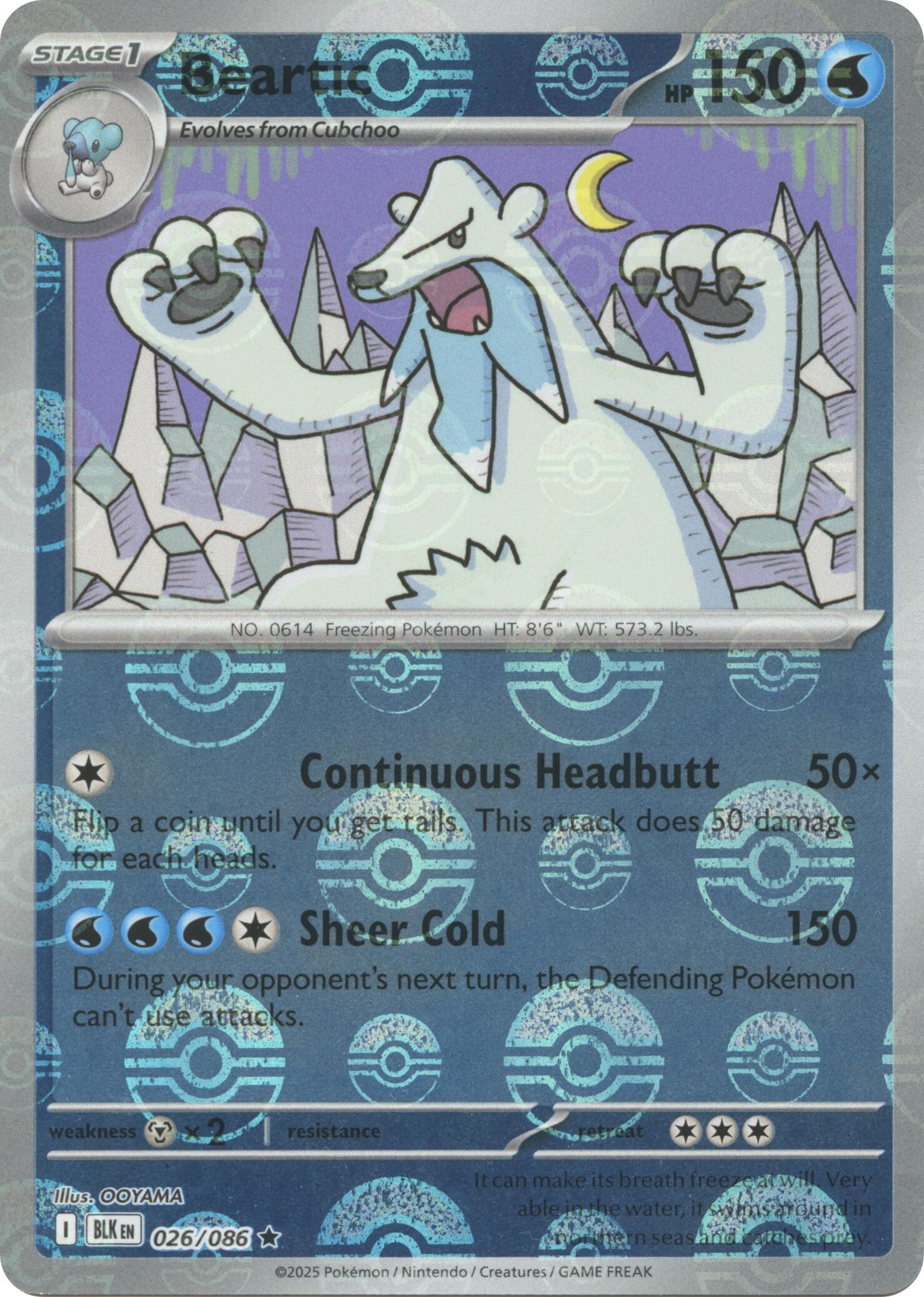 Beartic (Poke Ball Pattern) [BLK - 026/086]