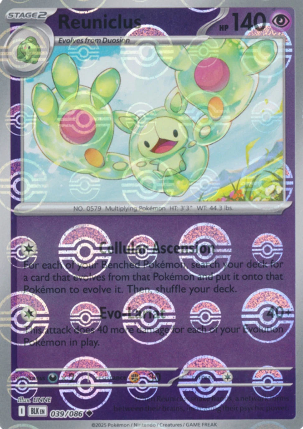 Reuniclus (Poke Ball Pattern) [BLK - 039/086]