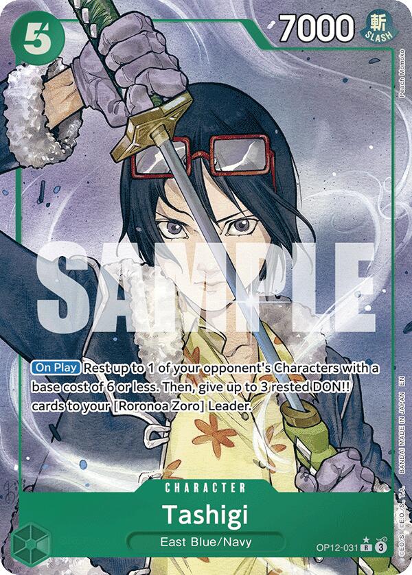 Tashigi (Alternate Art) [OP12 - OP12-031]