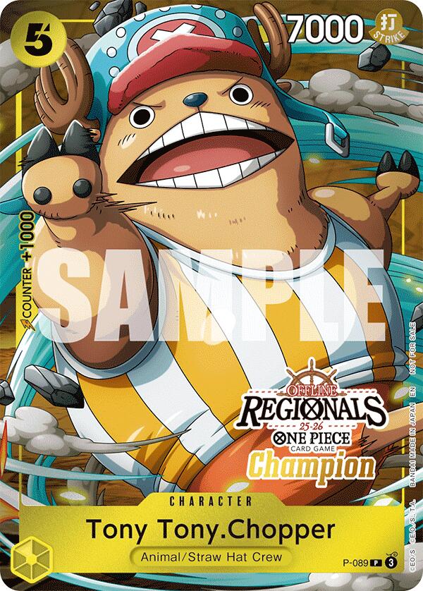 Tony Tony.Chopper (Offline Regional Champion Card Set 2025 Vol.2) [OP-PR - P-089]