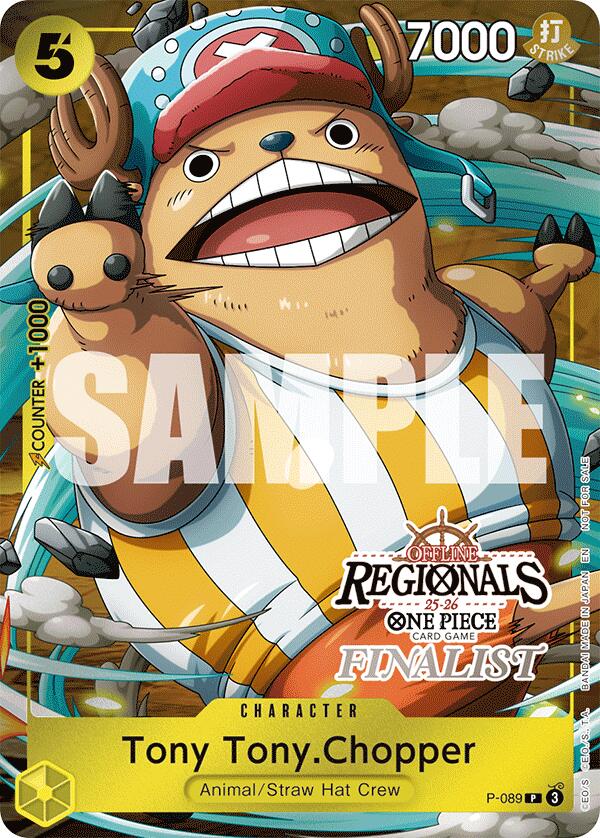 Tony Tony.Chopper (Offline Regional Finalist Card Set 2025 Vol.2) [OP-PR - P-089]