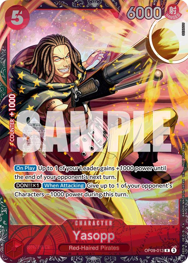 Yasopp (Championship 25-26 Offline Regionals Season 2) [OP-PR - OP09-013]