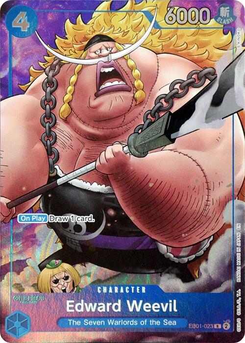 Edward Weevil (Seven Warlords of the Sea Binder Set) [OP-PR - EB01-023]