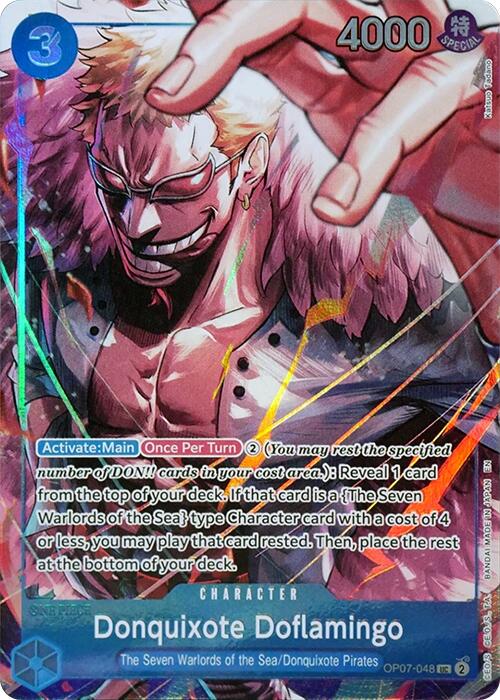 Donquixote Doflamingo (Seven Warlords of the Sea Binder Set) [OP-PR - OP07-048]