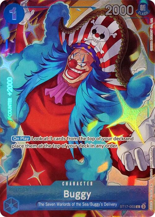 Buggy (Seven Warlords of the Sea Binder Set) [OP-PR - ST17-003]