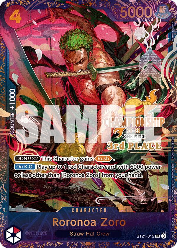 Roronoa Zoro (CS 25-26 3rd Place) [OP-PR - ST21-015]