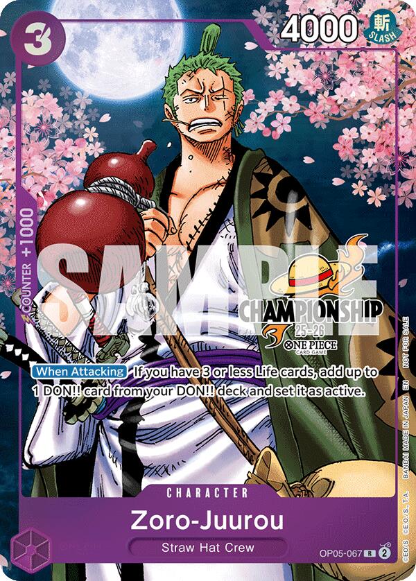 Zoro-Juurou (CS 25-26 Event Pack Finalist Ver.) [OP-PR - OP05-067]