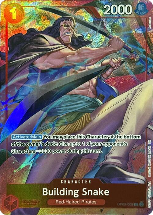 Building Snake (Premium Card Collection -Best Selection Vol. 4-) [OP-PR - OP09-008]