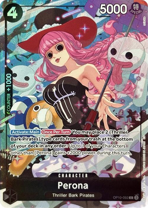 Perona (Premium Card Collection -Best Selection Vol. 4-) [OP-PR - OP10-092]