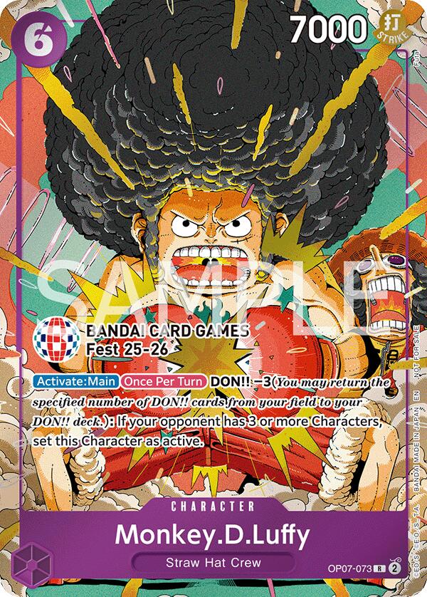 Monkey.D.Luffy (BANDAI Card Games Fest 25-26) [OP-PR - OP07-073]