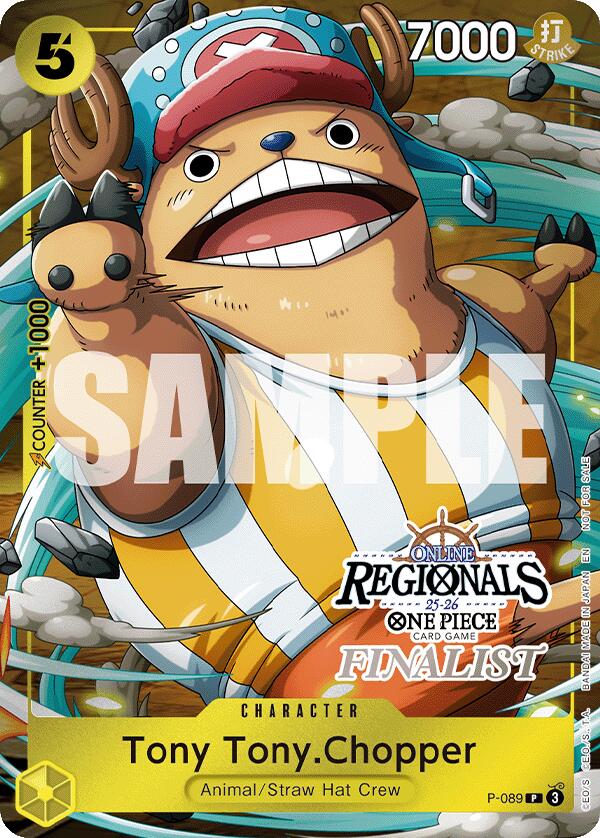 Tony Tony.Chopper (Online Regional Finalist Card Set 2025 Vol.2) [OP-PR - P-089]
