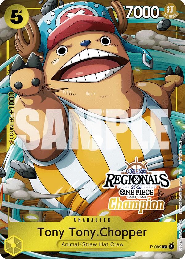 Tony Tony.Chopper (Online Regional Champion Card Set 2025 Vol.2) [OP-PR - P-089]