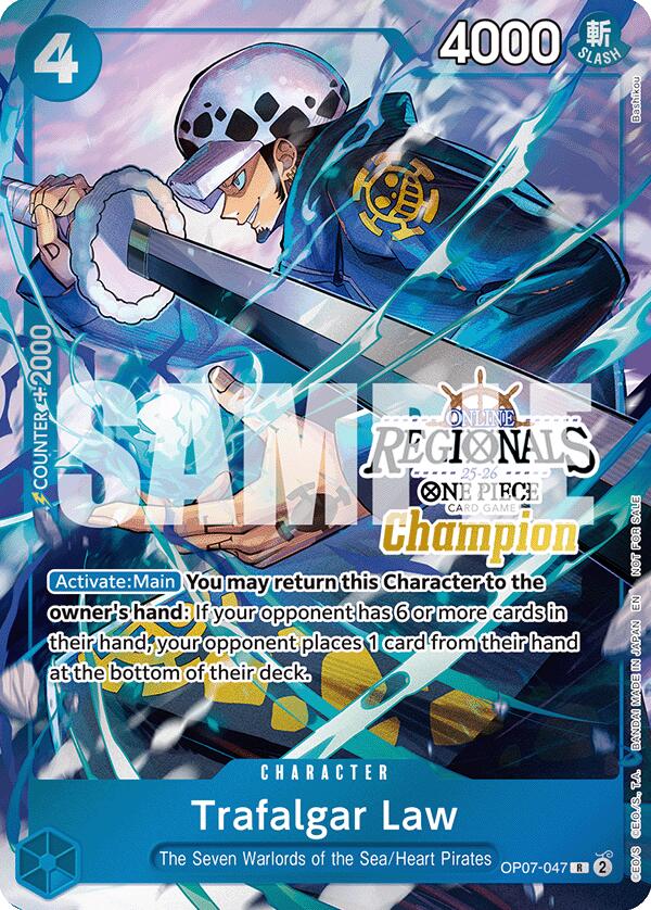 Trafalgar Law (Online Regional Champion Card Set 2025 Vol.2) [OP-PR - OP07-047]