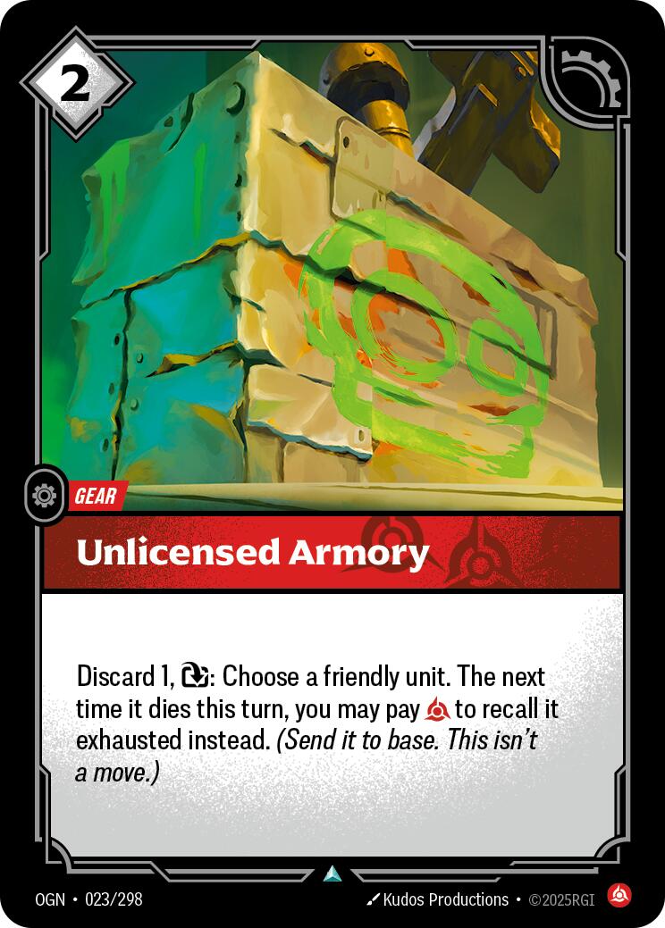 Unlicensed Armory [OGN - 023/298]