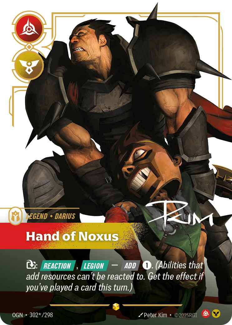Darius - Hand of Noxus (Signature) [OGN - 302*/298]